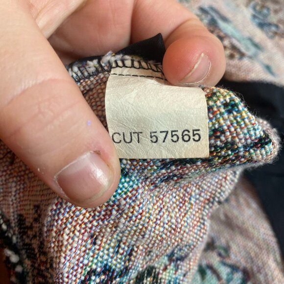 Vintage 90's Bobbie Brooks Tapestry Vest Large santa snowman granny cottagecore - Picture 5 of 8